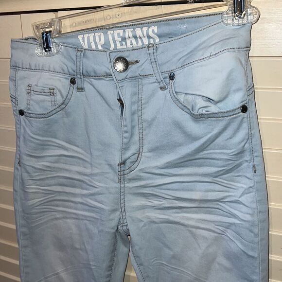 VIP jeans light blue denim skinny jeans, size 27 - Picture 3 of 5
